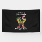 Banderoles Jour commémoratif de 4 juillet (Horizontal)