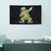 Banderoles Jour de la Saint Patrick Dab Dabbing Leprechaun En (Salon professionnel)