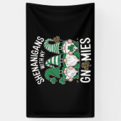 Banderoles Jour de la Saint Patrick Lucky Shamrock Leopard Gn (Vertical)