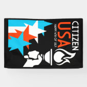 Banderoles Jour de l'indépendance américaine (Horizontal)