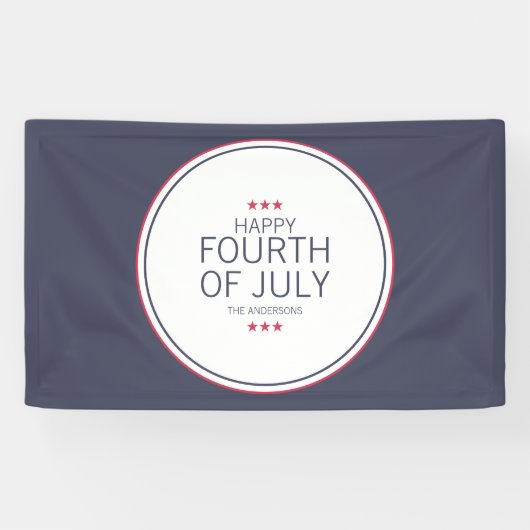 Banderoles Jour de l'Indépendance du 4 juillet de la Marine c (Horizontal)