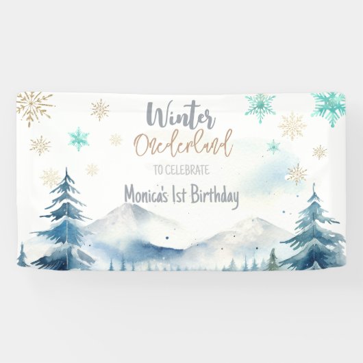 Banderoles Jour fabuleux pour l'hiver (Horizontal)