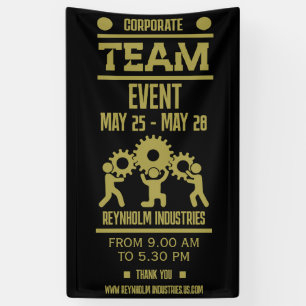 Banderoles Journée de team building d'entreprise