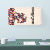 Banderoles Journée internationale de la femme (Salon professionnel)