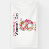 Banderoles journée internationale de la femme joyeuse journée (Vertical)