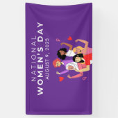 Banderoles Journée nationale de la femme (Vertical)