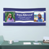 Banderoles Joyeuse retraite Bleus marine nautique Photos (Salon professionnel)