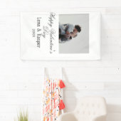 Banderoles Joyeuse Saint-Valentin couple photo moderne simple (En situation)