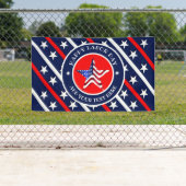 Banderoles Joyeuses Étoiles De La Fête Du Travail Et Drapeaux (En situation)