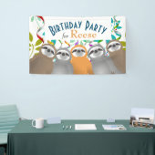 Banderoles Joyeuses fentes d'anniversaire avec des Streamers  (Salon professionnel)