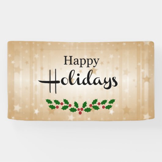 Banderoles Joyeuses fêtes (Horizontal)