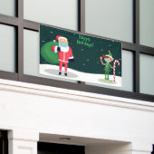 Banderoles Joyeuses fêtes (Bâtiment extérieur)