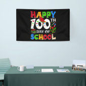 Banderoles Joyeux 100ème Jour De L'École Professeur Rainbow (Salon professionnel)