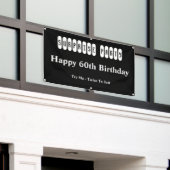 Banderoles Joyeux 60e anniversaire Surprise Party (Bâtiment extérieur)