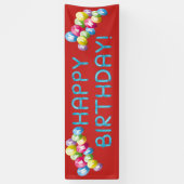 Banderoles Joyeux anniversaire (Vertical)