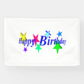 Banderoles Joyeux Anniversaire (Horizontal)