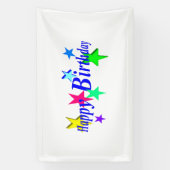 Banderoles Joyeux Anniversaire (Verticale)