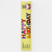 Banderoles Joyeux anniversaire (Vertical)