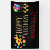 Banderoles Joyeux anniversaire (Vertical)