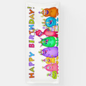 Banderoles Joyeux anniversaire (Vertical)