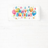 Banderoles Joyeux anniversaire (Insitu)