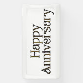 Banderoles Joyeux Anniversaire 2x1 Vinyl Banner (Verticale)