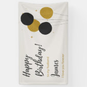 Banderoles Joyeux Anniversaire À Mon Mari Anniversaire (Vertical)