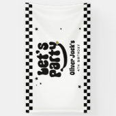 Banderoles Joyeux Anniversaire au Mec qui Fête (Vertical)