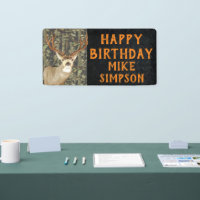 Joyeux Anniversaire Camouflage Deer Hunting Hommes