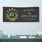 Banderoles Joyeux anniversaire Cercle of Stars Gold ID173 (Salon professionnel)