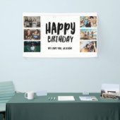 Banderoles Joyeux anniversaire Confetti Photo Collage Party B (Salon professionnel)