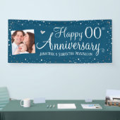 Banderoles Joyeux Anniversaire De Chaque Année Photo Argent C (Salon professionnel)