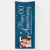 Banderoles Joyeux Anniversaire De Chaque Année Photo Argent C (Vertical)