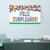 Banderoles Joyeux anniversaire de Feliz Cumpleaños (Salon professionnel)