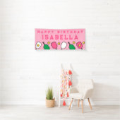 Banderoles Joyeux anniversaire de Pickleball (En situation)