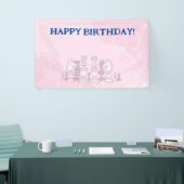 Banderoles Joyeux anniversaire des échecs (Salon professionnel)