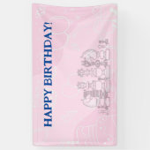 Banderoles Joyeux anniversaire des échecs (Vertical)