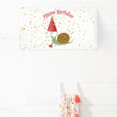 Banderoles Joyeux anniversaire ! Escargot Confetti (Insitu)