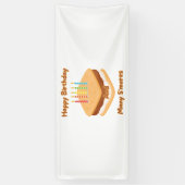 Banderoles Joyeux Anniversaire Et Beaucoup De S'mores Bannièr (Vertical)