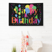 Banderoles Joyeux anniversaire, fête d'anniversaire (Insitu)