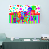 Banderoles Joyeux anniversaire, fête d'anniversaire (Salon professionnel)
