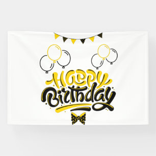 Banderoles Joyeux Anniversaire Fun 4x6 Vinyl Banner