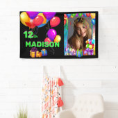 Banderoles Joyeux Anniversaire Fun Kids Ajouter Nom et âge Ph (En situation)