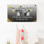 Banderoles Joyeux Anniversaire Maman et Papa Photo Ancien et (En situation)