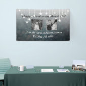 Banderoles Joyeux anniversaire maman et papa Vieux et nouvell (Salon professionnel)