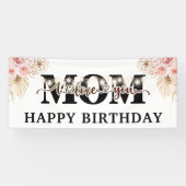 Banderoles Joyeux anniversaire Maman Party (Horizontal)