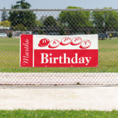 Banderoles Joyeux anniversaire Martha (En situation)