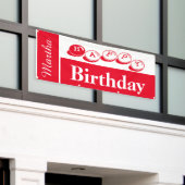 Banderoles Joyeux anniversaire Martha (Bâtiment extérieur)