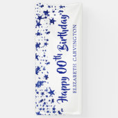 Banderoles Joyeux anniversaire N'IMPORTE QUELLE ANNÉE Parties (Vertical)