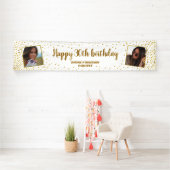 Banderoles Joyeux anniversaire Parties scintillant 2 Photos N (En situation)